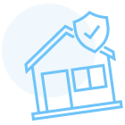 icon illustration of a house