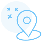 icon illustration of a map pin